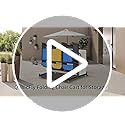 QonicFly Folding Chair Racks for Storage, Heavy-Duty Folding Chair Cart with 550 LBS Capacity for 12 Tables or 42 Chairs, ...