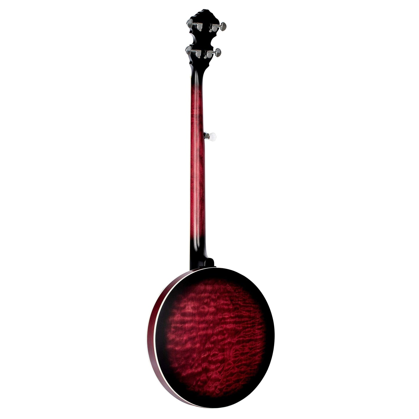 Ortega Guitars Facon Falcon Series 5-String Quilted Maple Resonator Acoustic-Electric Banjo W/Bag, Right (Obje400Tfr)