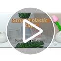 Lueumxc 40 Pack Plastic Ribbed Wine Glasses, 14Oz Origami Disposable Wine Glasses Unbreakable Clear Plastic Cocktail Glass...