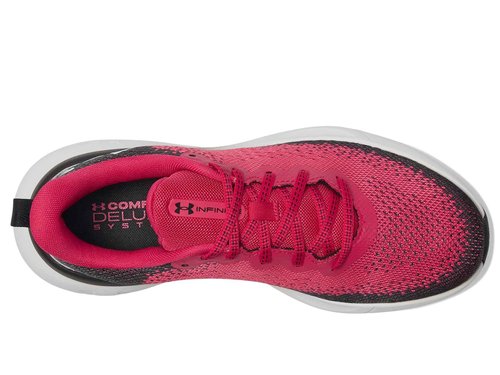 Under Armour Women's Infinite, (681) Shaded Fuchsia/Black/White, 10, US