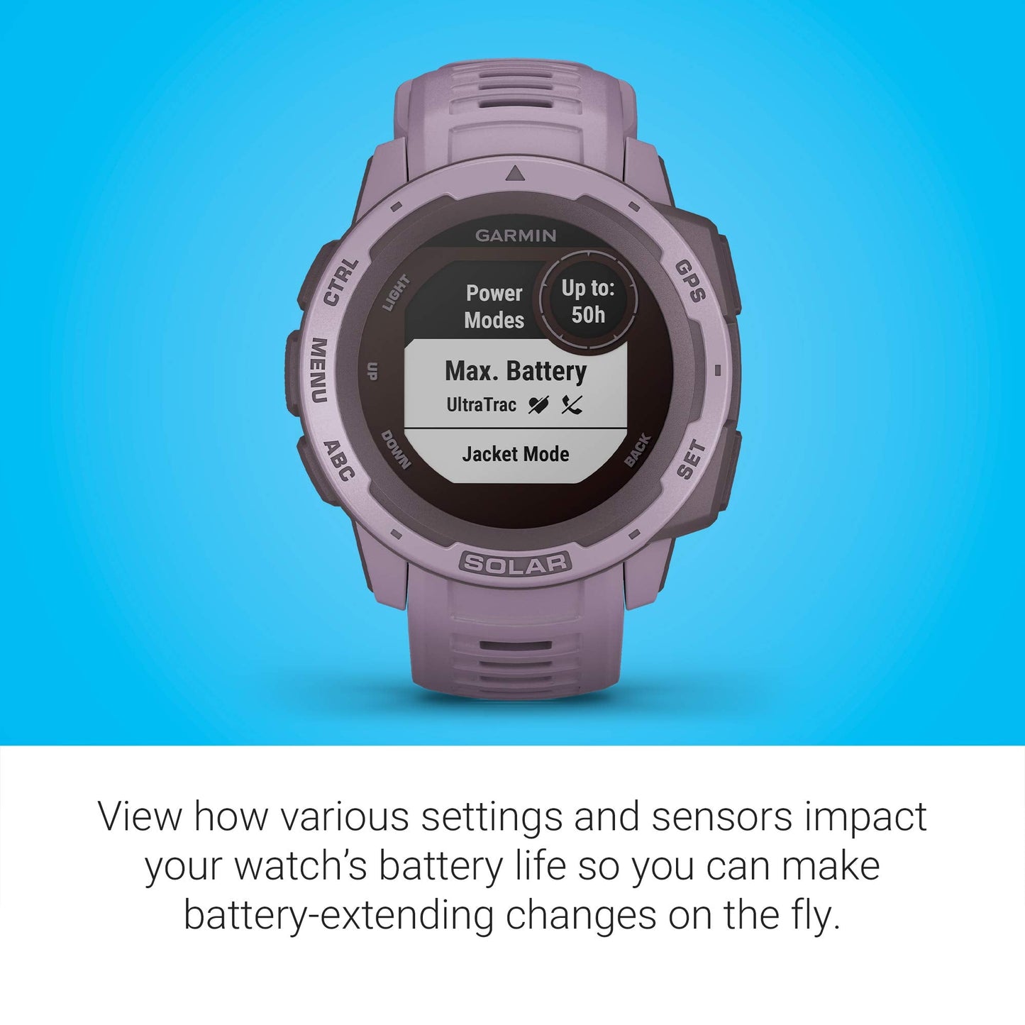 Garmin Instinct Solar, Rugged Outdoor Smartwatch With Solar Charging Capabilities, Built-In Sports Apps And Health Monitoring, O
