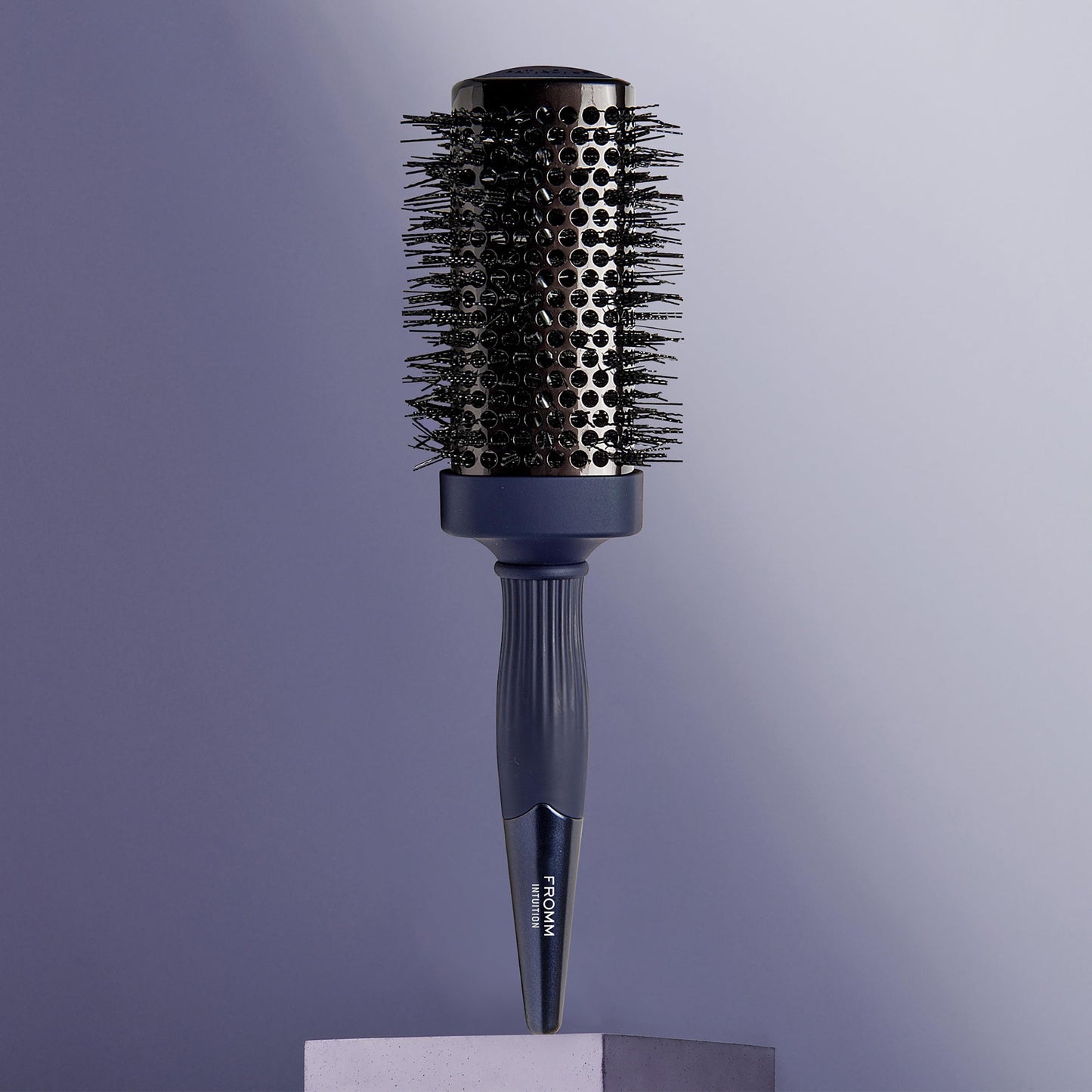Fromm Professional Intuition Square Styler 1.75 Inch Ceramic & Ionic Thermal Brush in Blue, 2-in-1 Straighten & Wave Blow Drying