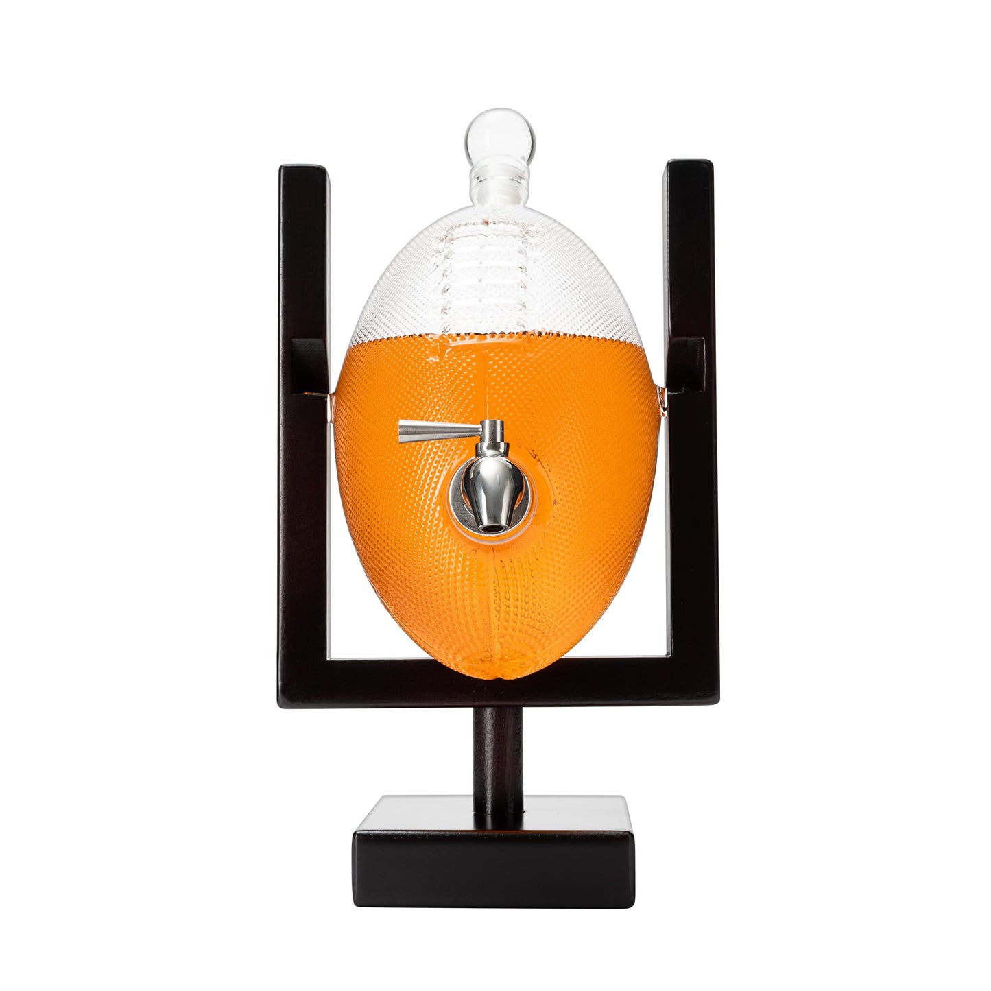 Football Gifts for Men Dad - Whiskey Decanter with Upright Field Goal Holder, Decanter Set & Glasses, Birthday Gift Ideas from Daughter Son, Retirement Bar Stuff Father, Him Brother, Bar