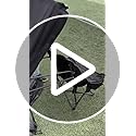 YOUNG WOOD Portable Camping Chair Beach Chair with Shade Canopy, Fold Lightweight Oversized for All, Easy to Open and Clos...