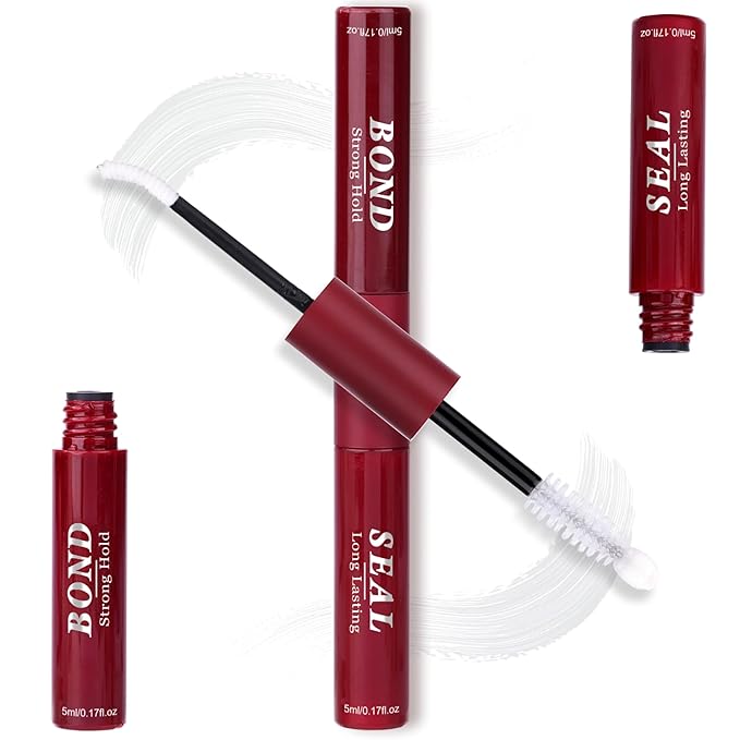 White Lash Cluster Glue For Eyelash Cluster Bond And Seal Lash Glue Waterproof Long Lasting Lash Extension Adhesive DIY At Home by Zegaine