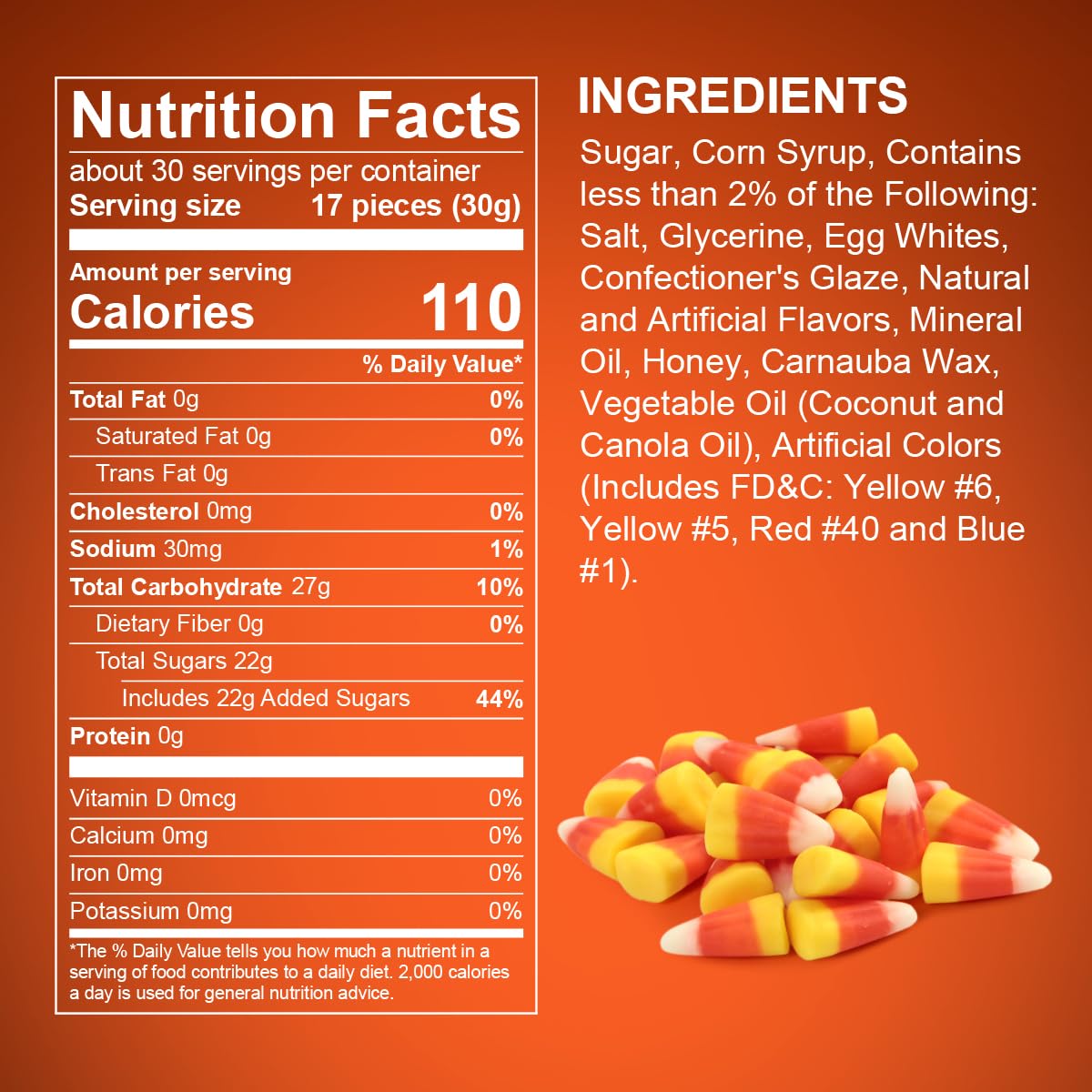 Yumzo Candy Corn Candies, 2lb Pack of Halloween Candies Bulk, Perfect for Trick or Treat, Halloween Party, Thanksgiving Dessert Buffets, Ideal Mini Candy Corn Everyday Snacking During the Fall Season