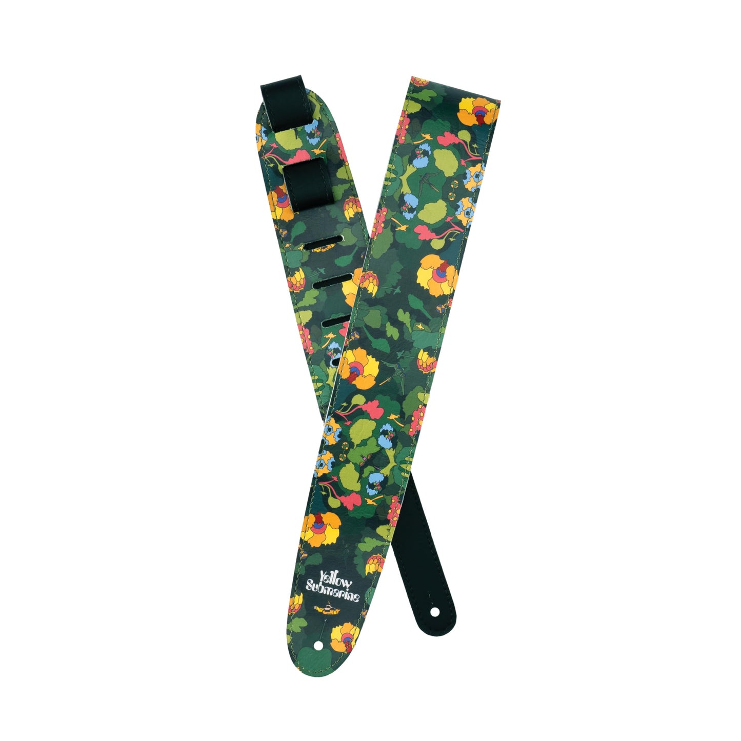 DAddario Beatles Guitar Strap - Beatles Guitar Accessories - Vinyl - Yellow Submarine, Pepperland Woods