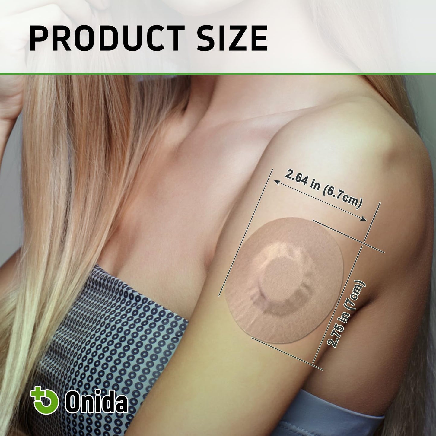 Onida Dexcom G7 Adhesive Patches 20PCS,Waterproof Over Patches for G7 & Stelo Flexible CGM Tape,Pre-Cut Adhesive Medical Tape, Continuous Glucose Monitor Sensor Cover