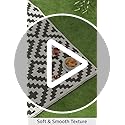 OLANLY Waterproof Outdoor Rug 5x8 ft, Outdoor Plastic Straw Rug for Camping, RV Mat Outside, Indoor Outdoor Carpet for Por...