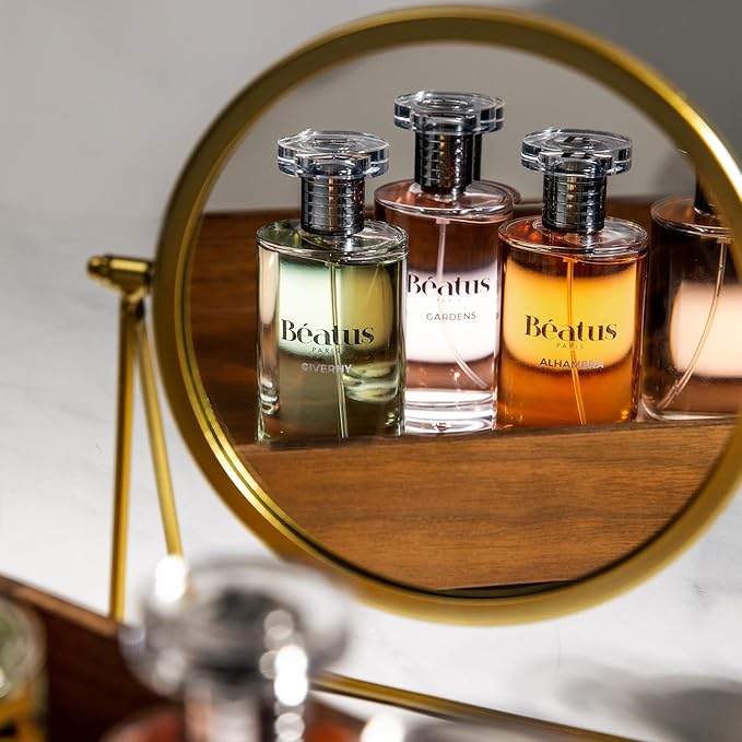 Beatus Paris Alhambra - Luxury Perfume for Women - Eau de Parfum - Long-Lasting Floral Fragrance - Notes of Black Pepper, Mandarin, Jasmine, Vanilla Scent - All Day Wear Travel Size EDP Spray - 3.4 oz