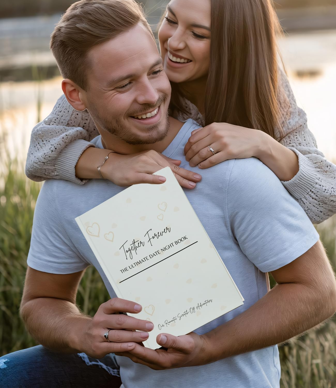 Together Forever Scratch-Off Date Night Book – 60 Unique & Romantic Date Ideas for Couples | Anniversary, Wedding, Valentine’s Gift, Couples Games, Memory Journal (11" x 9")