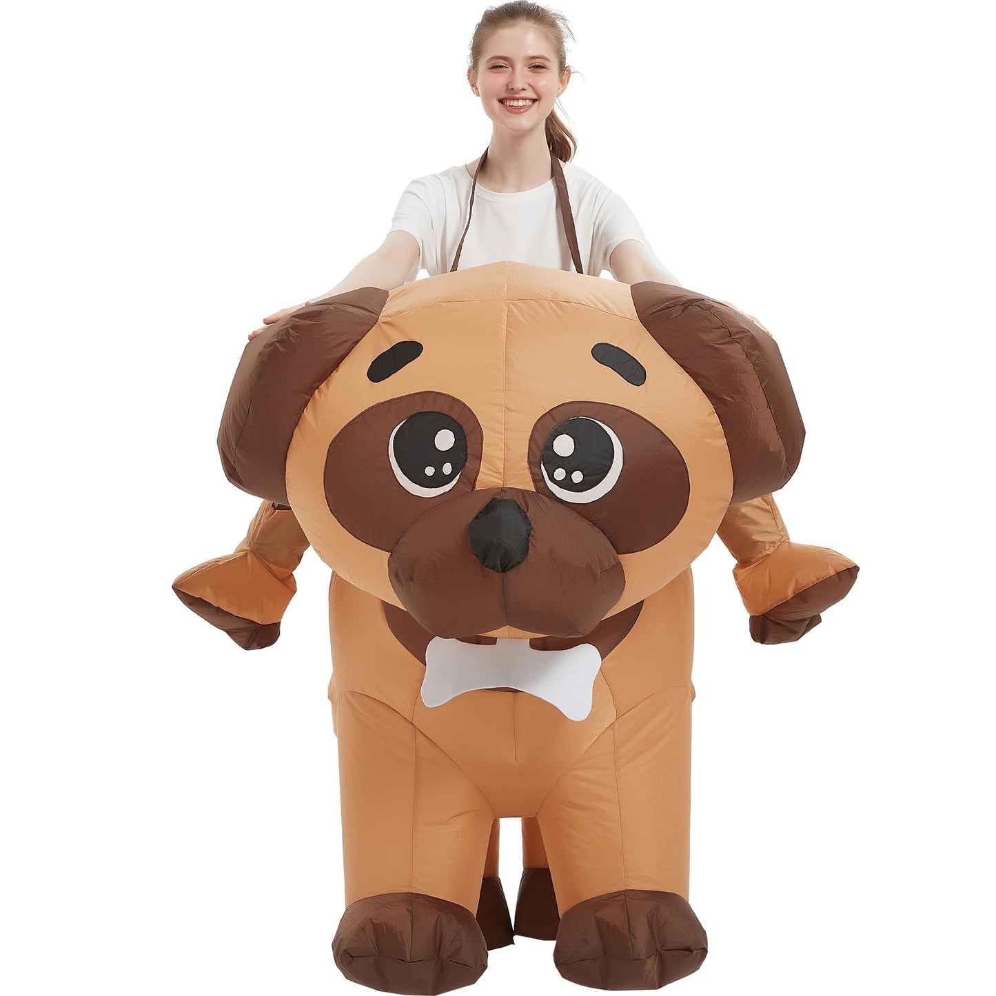 RQUXMT Blow Up Party Costumes,Inflatable Costume Adult,Dog Inflatable Costume,Halloween Costumes for Men Women (72INCH)