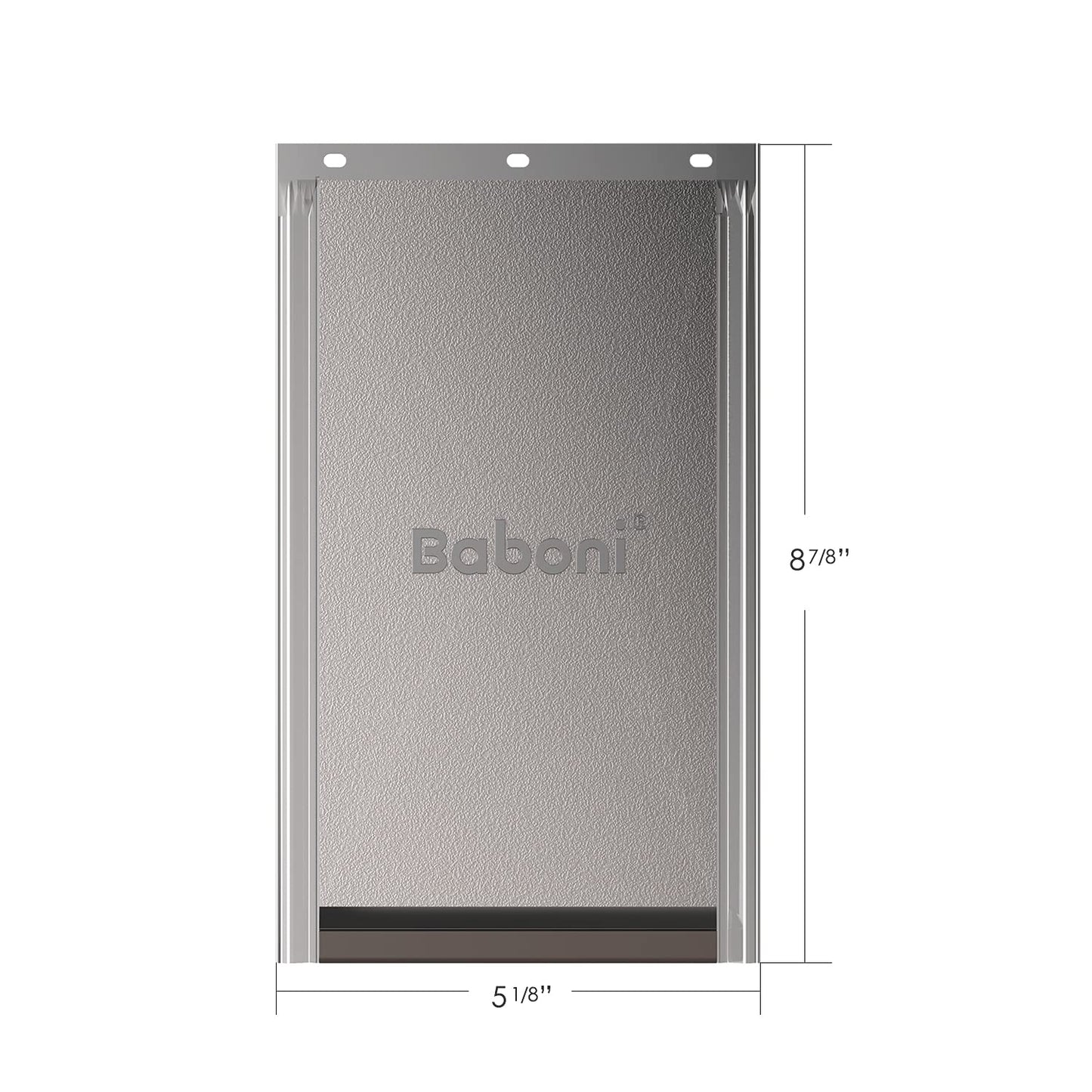 Baboni Replacement Flap for Dog and Cat Doors Including Screws, Small(5 1/8 in x 8 7/8 in)