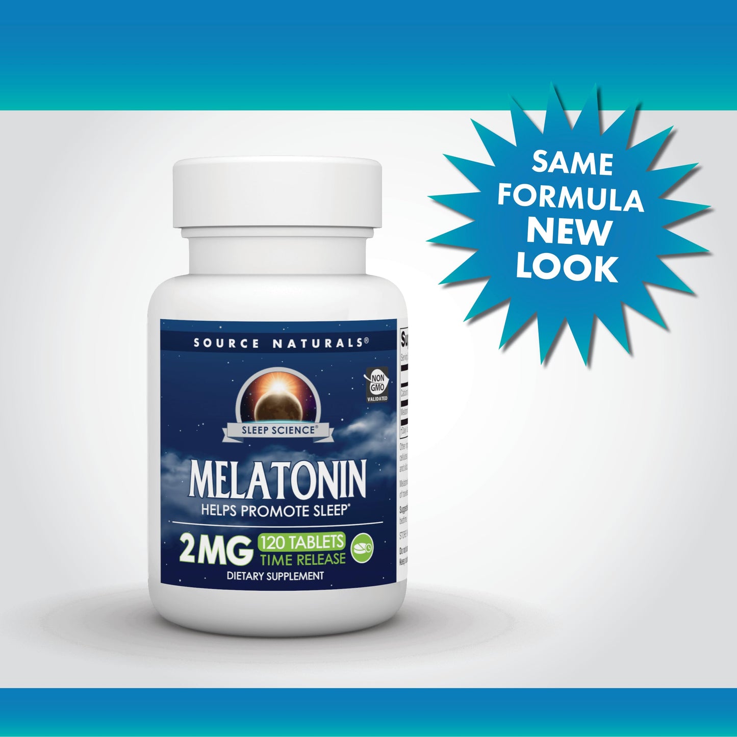 Source Naturals Time Released Melatonin 2 mg - 120 Time Release Tablets