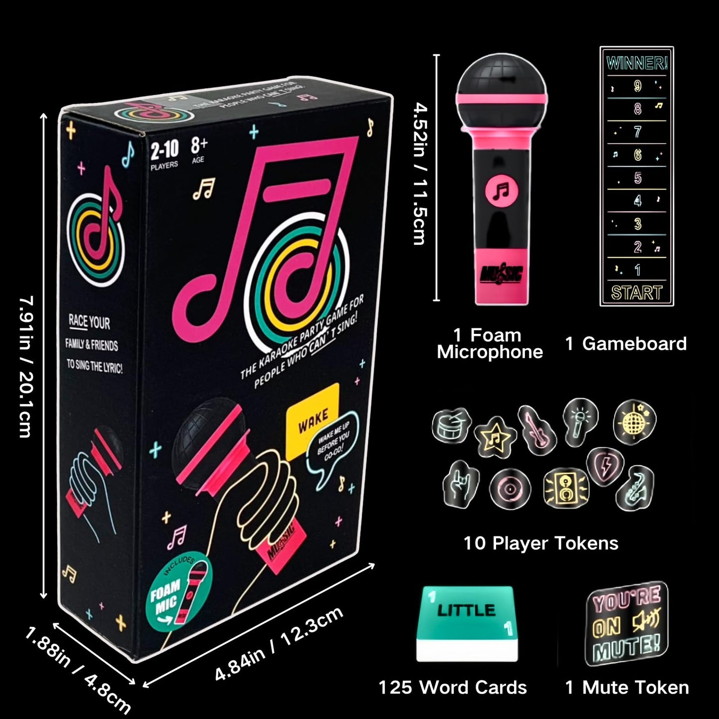 Fun Music Card Games, Music Grab Game for Family Party, Board Games for 2-10 Players, Hilarious Christmas Nights, Birthday, Outdoor Activities, Family Gathering Games for Adults and Teens