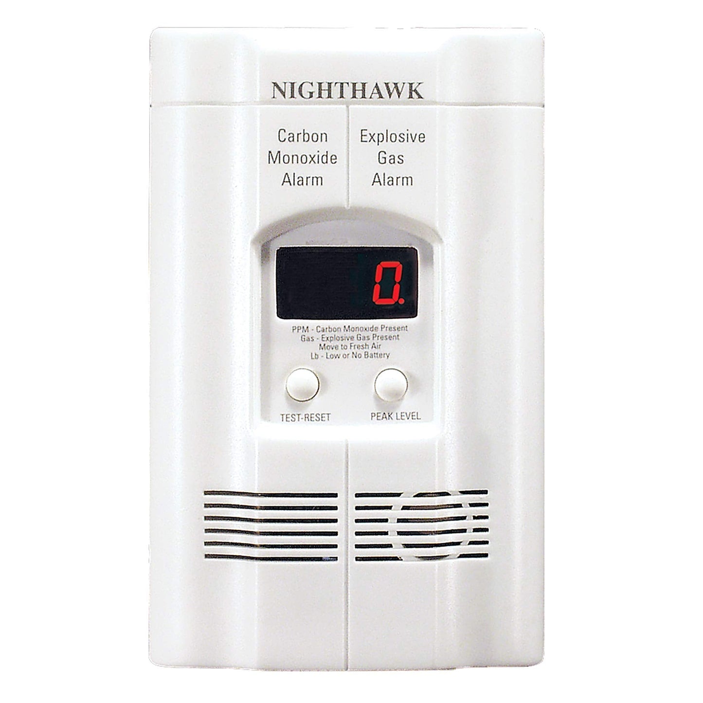 Kidde Carbon Monoxide Detector & Smoke Detector, 10-Year Battery, LED Indicators, Replacement Alert, Test-Reset Button