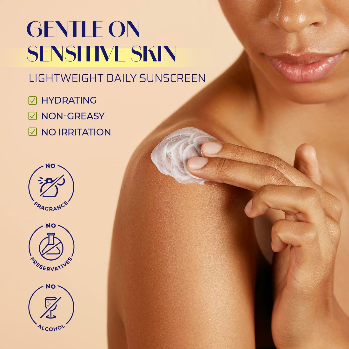 Beef Tallow Sunscreen SPF 50: Natural Tallow & Zinc Oxide Sunblock Cream for Face & Body - Sun Protection with Non Greasy Formul