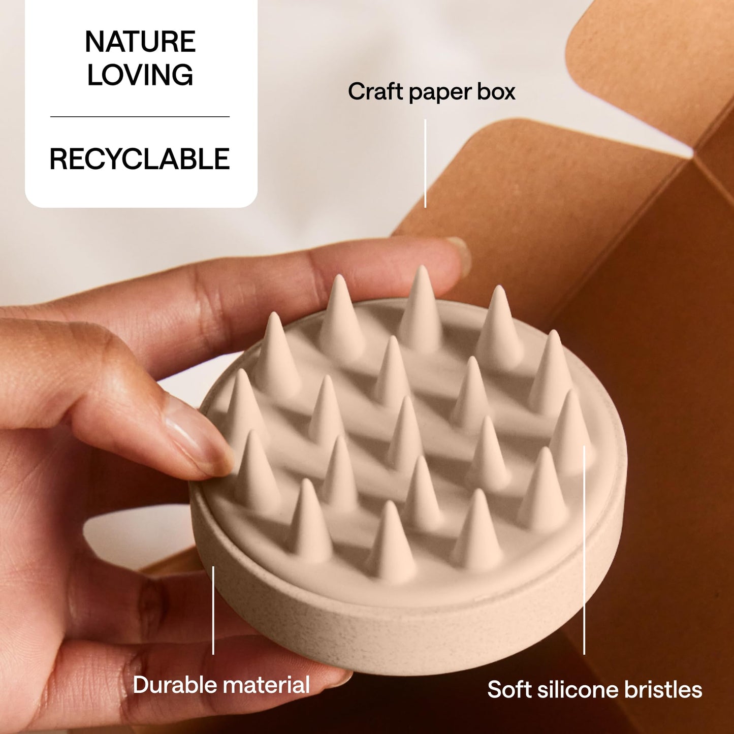 Silicone Scalp Scrubber for Dandruff - Serum, Balm, & Hair Oil Applicator - Scalp Massager Hair Growth for Men, Women - Shampoo