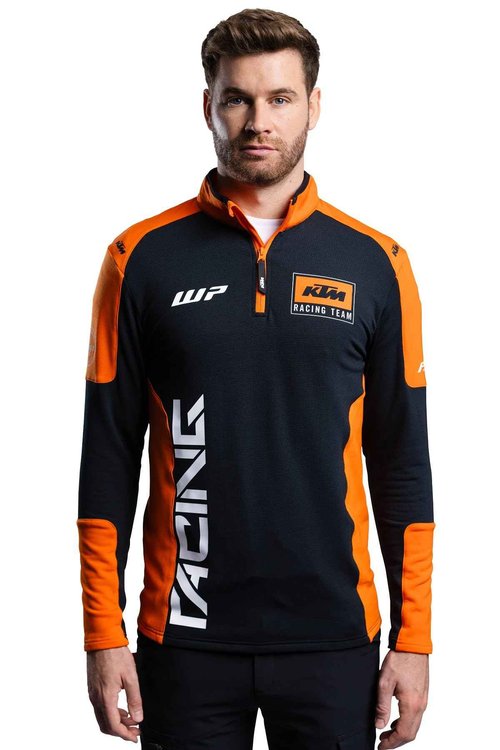 KTM Team Halfzip Sweater Large Orange/Black