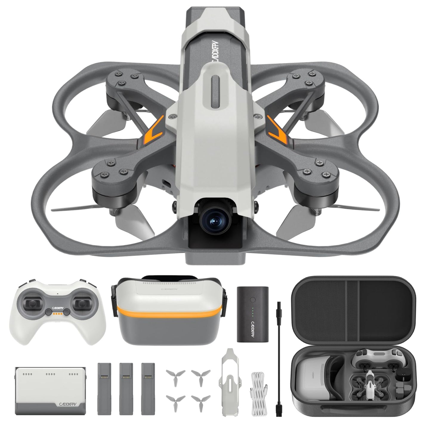 CADDXFPV Protos FPV Drone RTF Kit, Built-in Walksnail 6g VTX, 1080p/60fps HD Digital Video Transmission, 4.5 FPV Goggles Screen,