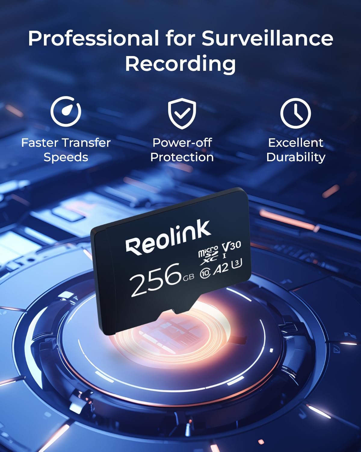 REOLINK Video Doorbell Camera with 256GB microSD Card Bundle, Wired Video Doorbell, 5Ghz/2.4Ghz WiFi, 256GB SD Card for Local Storage, Chime Included