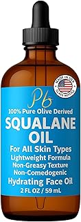 Pomberries Squalane Oil – 100% Plant-Derived, Lightweight & Fast-Absorbing, Squalane Oil for Face, Anti-Aging, Dry Skin, H...