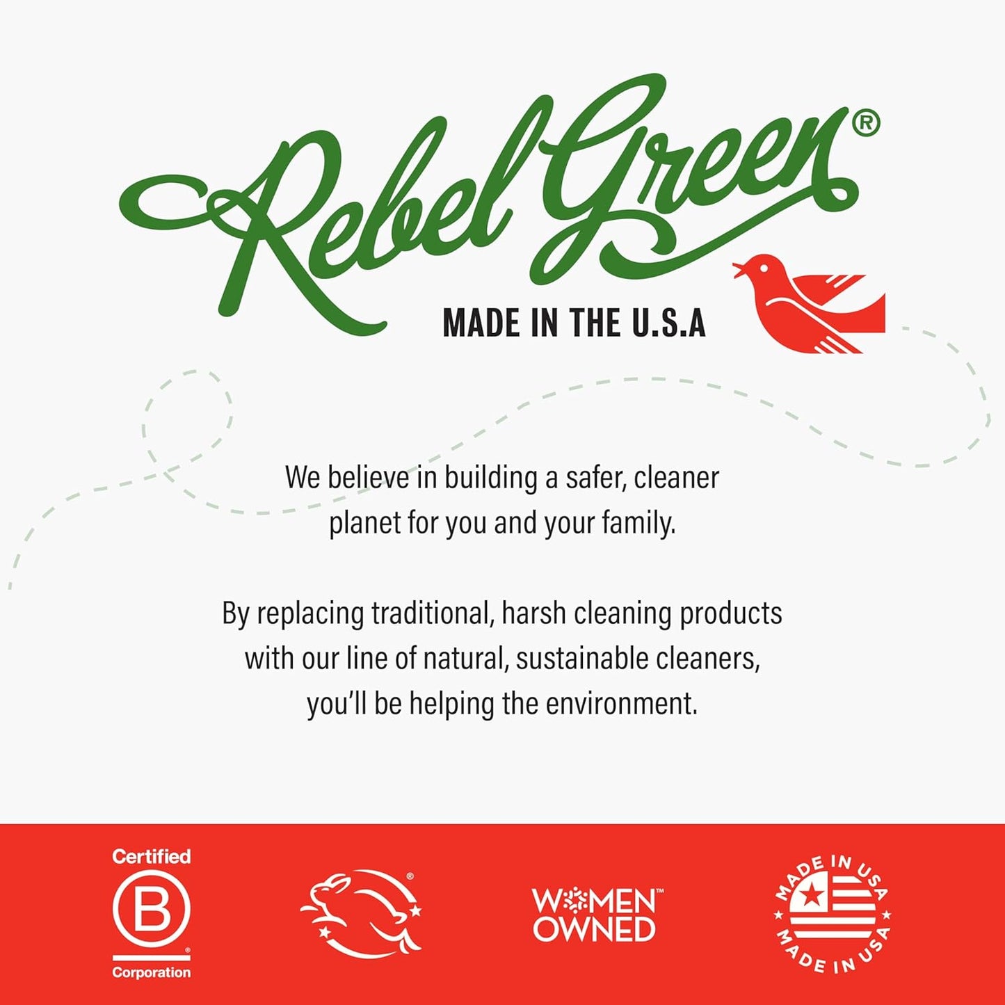 Rebel Green Super Deluxe Dish Soap - Natural Dishwashing Soap - Liquid Dish Detergent - Sustainable Dish Liquid Unscented - (16 oz Bottles, 2 Pack)