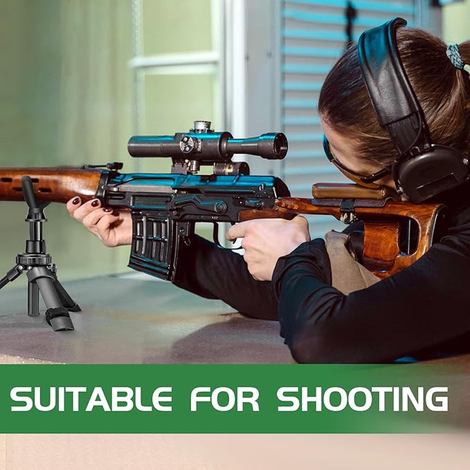 TONYBOO TV-1 V Yoke Holder,Shooting Rest Shooting Tripod Rifle Rest,Shooting Stick Gun Rest, Monopod Bipod Tripod Mount for Rifle Stand,360 Rotation V Yoke Head for Outdoors Activities