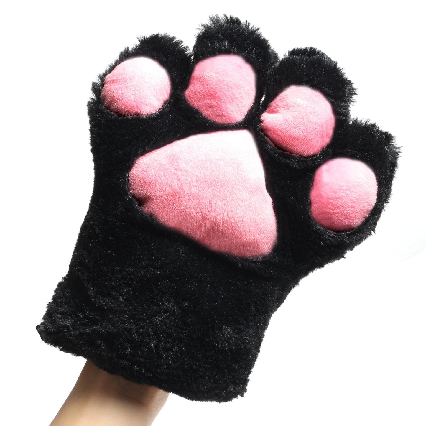 Beelittle Cat Cosplay Costume Kitten Ears Tail Collar Paws Cat Cosplay Collection 5 Pack (Black)