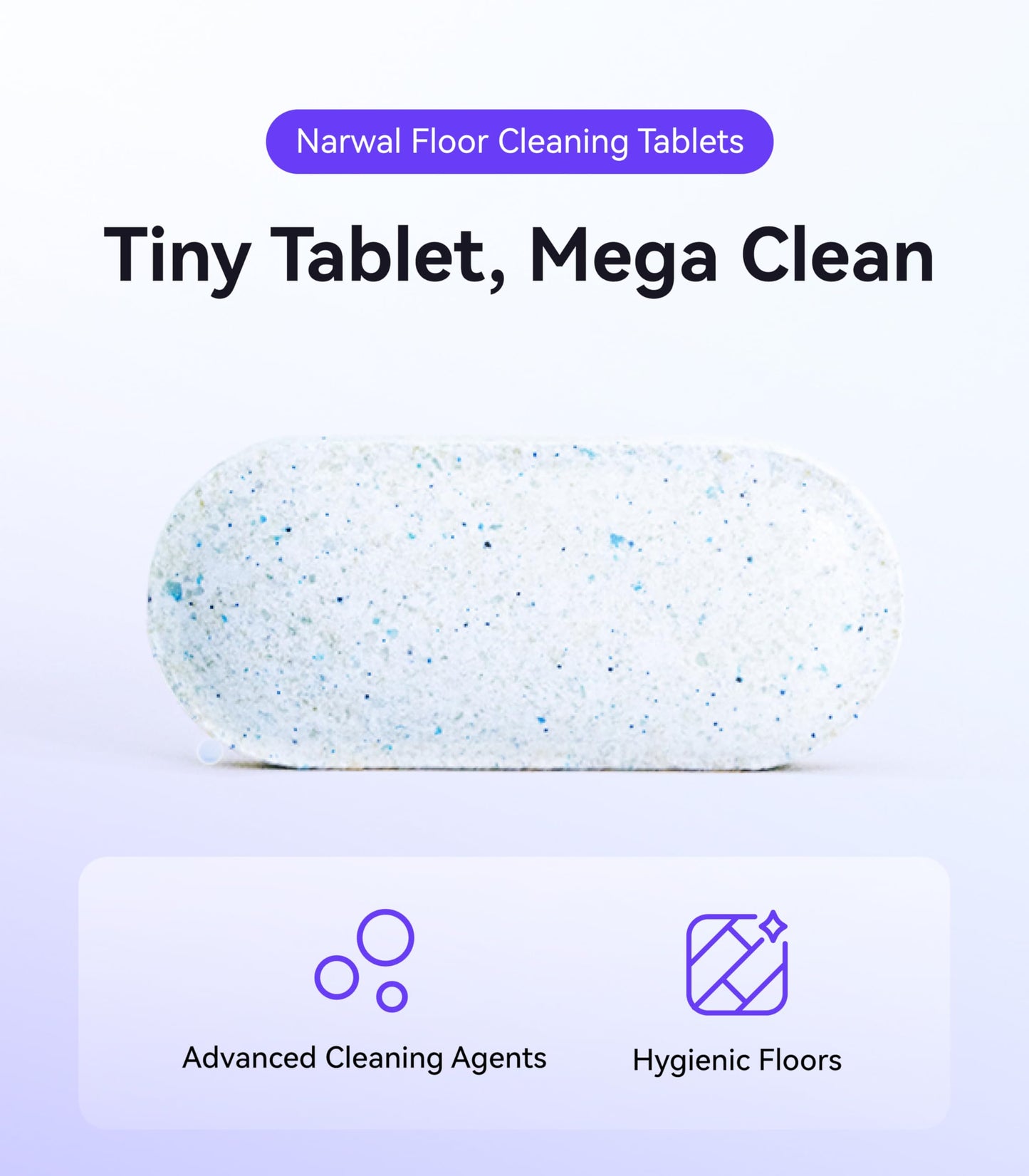 NARWAL Robot Vacuum and Mop Floor Cleaning Tablets (Model: for Freo Pro | Freo X10 Pro)