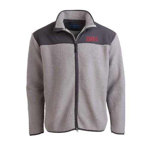 boxercraft Men's Ohio State Buckeyes Everest Peak Jacket, Oxford Charcoal, 3XL