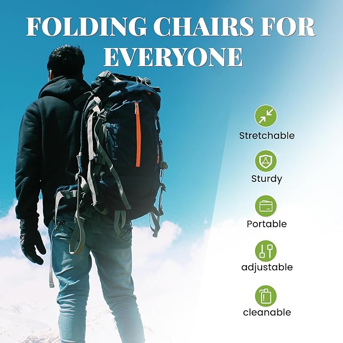 FXKS 2 Pack Upgraded Collapsible Stool with Cushion, Thickened Retractable Folding Stool Max Load Capacity 400lbs, Portable Telescoping Stools for Camping Fishing Outdoor Hiking BBQ -Green