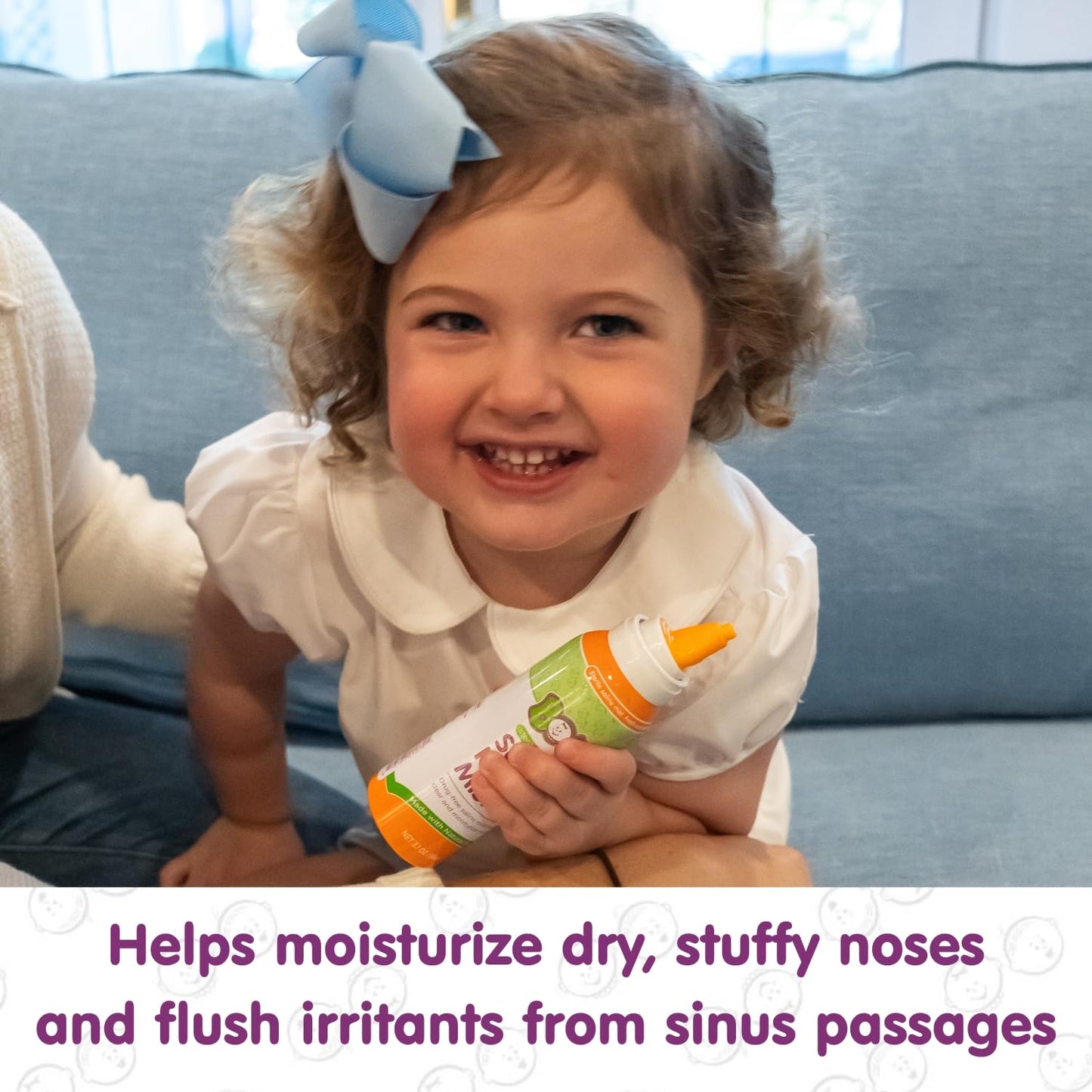 Boogie Saline Nasal Spray Mist for Baby and Kids, Allergy Relief, Nasal Decongestant, Made with Saline, Fresh, 3.1 Ounce (Pack of 3)