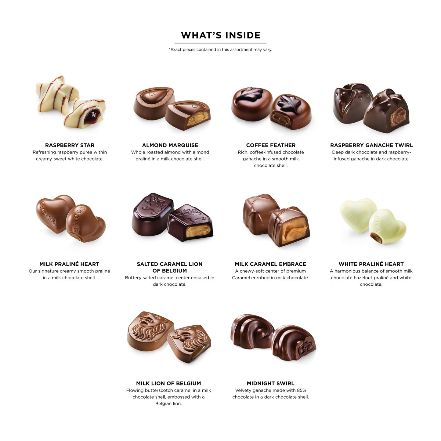 Godiva Chocolatier Gold Ribbon 18-Piece Assorted Chocolate Gift Box – Gourmet Chocolate Candy Variety Pack – Dark Caramel, Milk Chocolate, Nuts– Gift Basket for Birthday, Anniversary, Congratulations