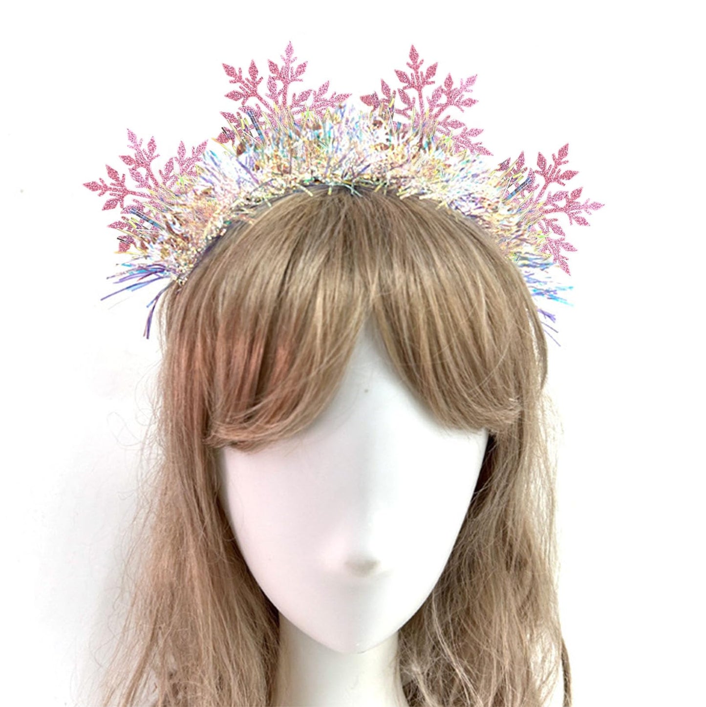 1 PC Pride Rainbow Headband Rose Flower Crown Boho Outfits for Women Ribbon Holloween Gay Pride Accessories Lgbtq Bisexual Pride Outfits for Women