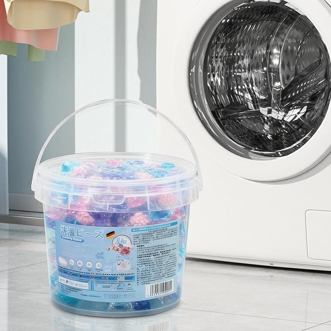 Laundry Detergent Pods - Deep Cleaning 40 Tablets Beads | Washing Machine Pods, Apartment Bathroom Home Dorm Room Hotel, Jeans Towels Sheets T Shirt Blouse, Powerful Stain Removal, Fresh Scent Laundry