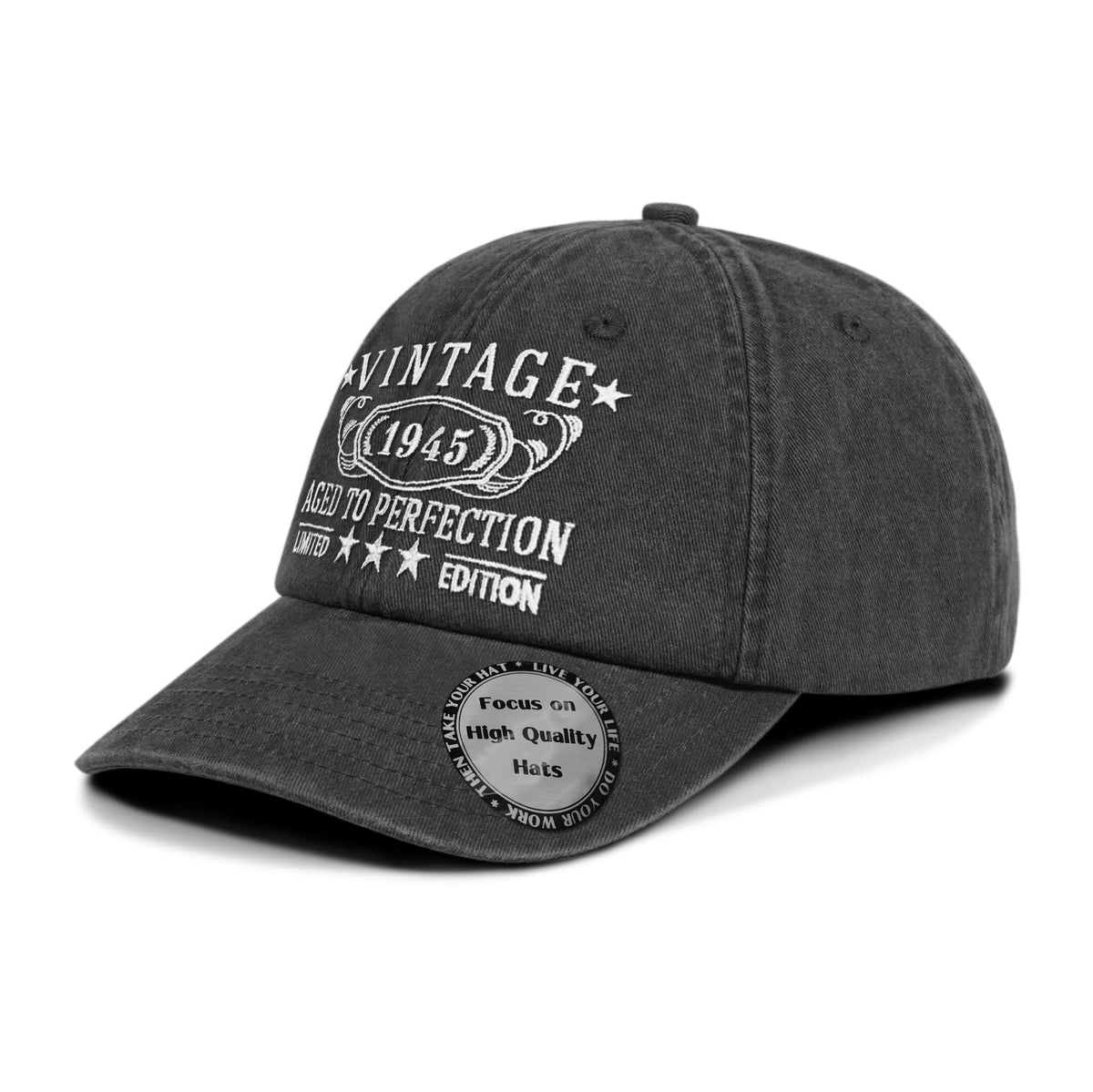 80th Birthday Gifts for Men Women,1945 for 80 Year Old Woman Man Vintage Hat,Parents Turing 80th
