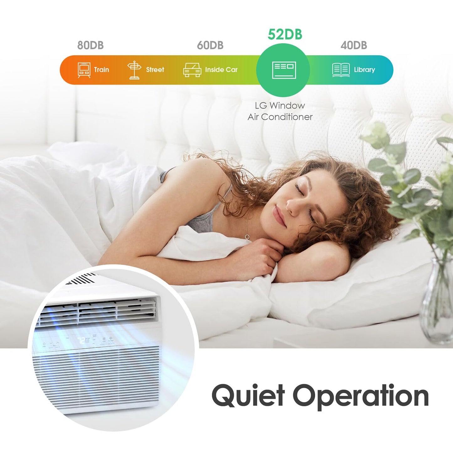 Lg 10,000 Btu Window Air Conditioner With Dehumidifier, 115V, Window Ac For Medium Rooms Up To 450 Sq. Ft., Window Unit Ac With