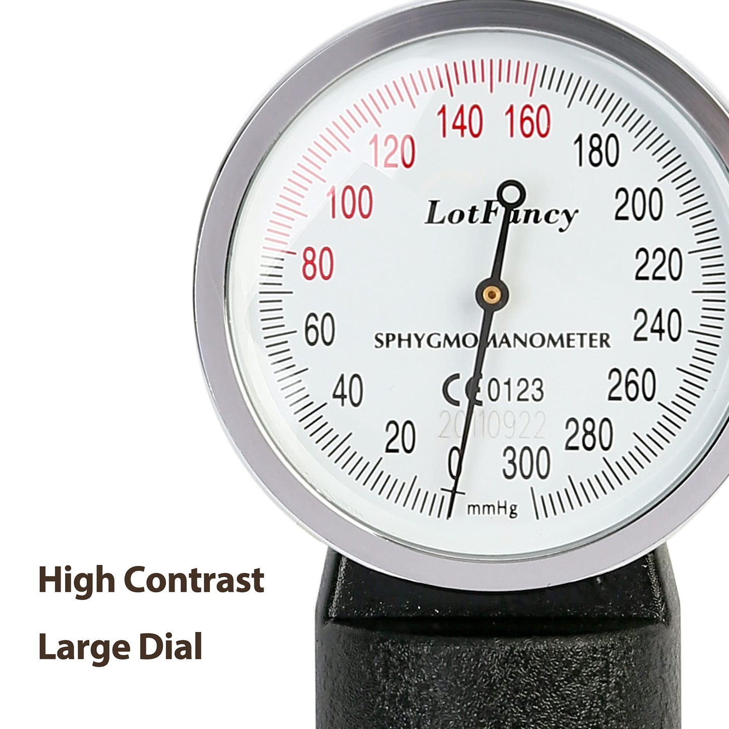 LotFancy Pediatric Blood Pressure Cuff Manual, Child Professional BP Cuff 7.2"-10.5", Children Aneroid Sphygmomanometer Small Cuff with Portable Carring Case and Zero Calibration