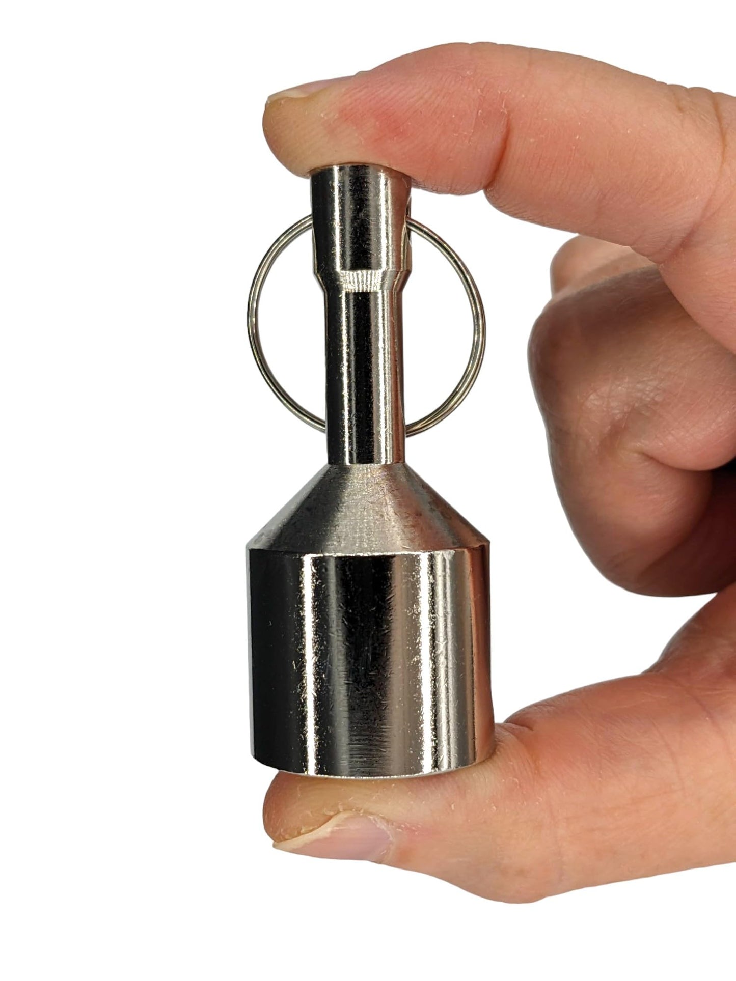 Extra-Large Keychain Magnet Tester for Gold, Silver, Jewelry & Precious Metals with N52 Rare Earth Neodymium Magnet