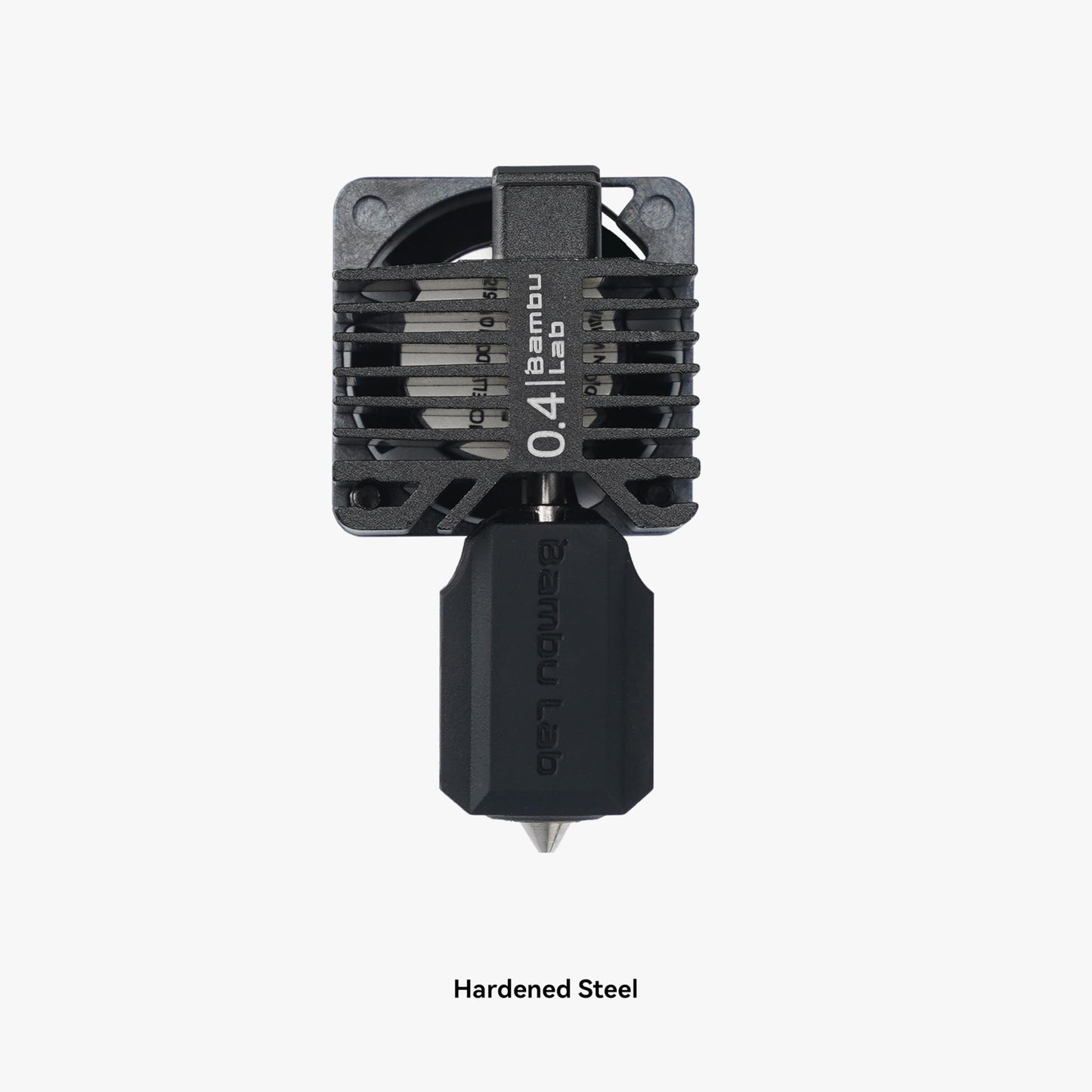 Bamboo LAB Hardened Steel Complete Hotend Kits Set with Fan for Bambu LAB P1,P1P,P1S 3D Printer 0.4MM
