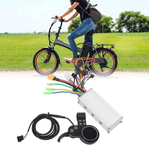 Alomejor Electric Brushless Controller Kit, 48V 60V 500W Electric Motor Controller LCD Display Kit