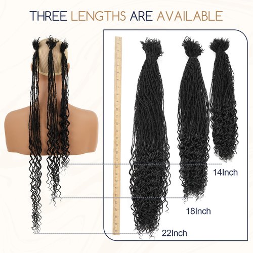 Teresa 0.2cm Micro Sister loc Extensions Human Hair Micro Locs Extensions Human Hair Interlocking Sisterlocks Sister Locs Curly Ends 100% Real Human Hair Dreadlock Extensions(14 Inch 60 Strands)