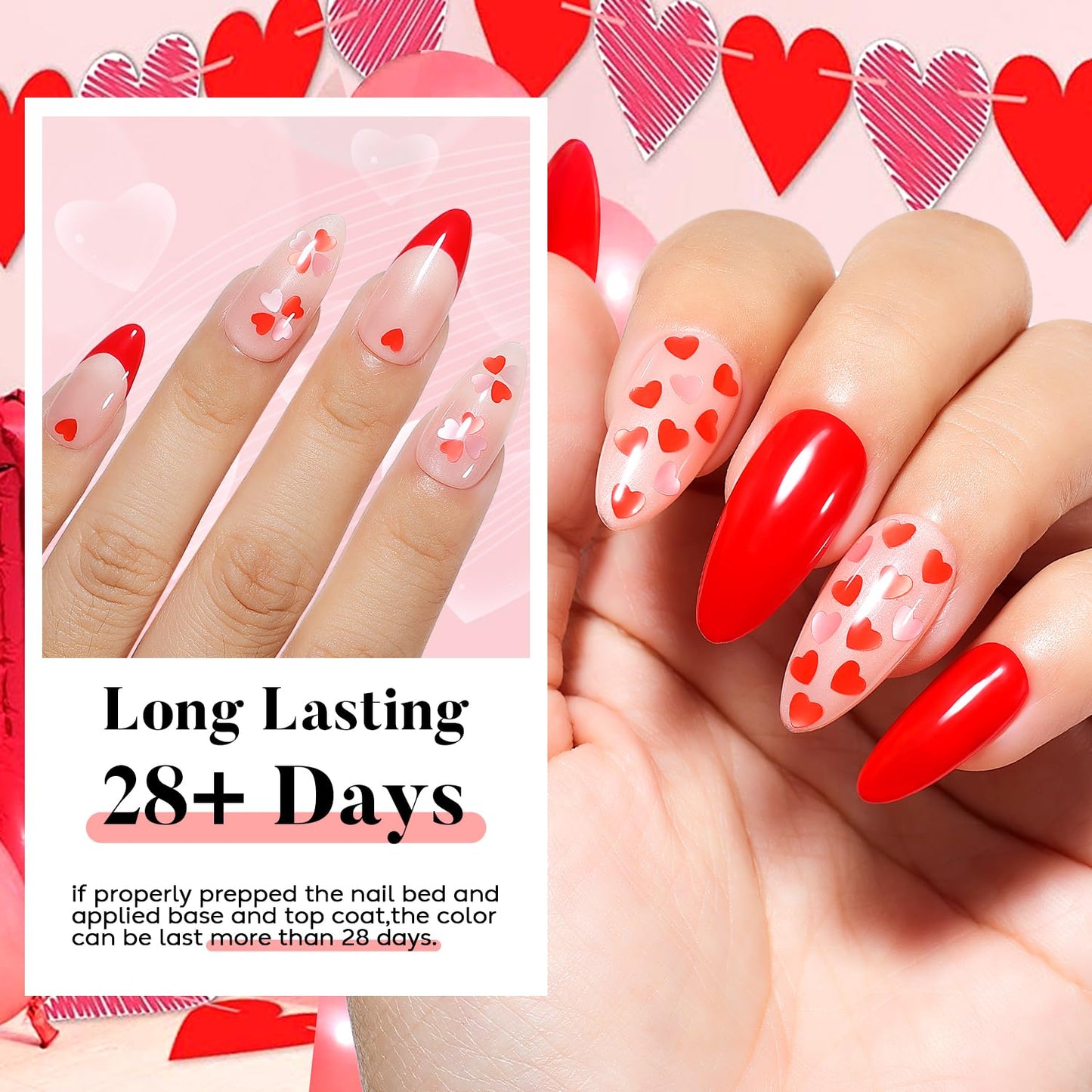 Nicedeco Hema Free Cruelty Free Vegan Gel Nail Polish, High Gloss Long Lasting Soak Off LED U V Gel Polish 1 Pcs 15ml - 332
