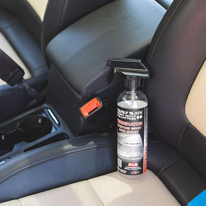 P & S PROFESSIONAL DETAIL PRODUCTS - Terminator Enzyme Spot and Stain Remover - Perfect for Deodorizing, Removing Embedded Soils, Grease, Dirt, and Protein-Based Stains; Fresh Scent (1 Quart)