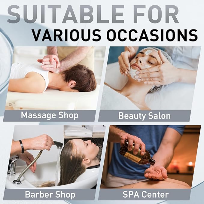 Upgraded Headspa Equipment, Japanese Head Spa Bed with Moxibustion, Massage Shampoo Bed with Water Circulation & Fumigation, Scalp Care Massage Table for Salon Spa Beauty,Moxibustion