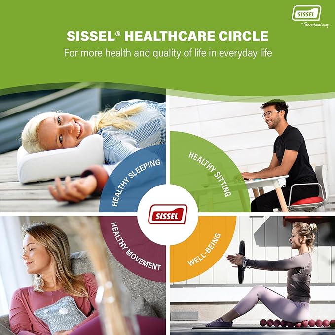 SISSEL SITFIT 14in Red | Active Sitting & Training | Strengthens Back & Pelvic Floor Muscles | Versatile Use: Legs & Veins | Adjustable Pressure | Includes Exercise Poster