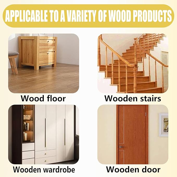Wood Filler Sticks, 20 Colors Wood Repair Wax Crayons Furniture Markers Touch Up Kit for Repairing Scratches, Dents, Cracks, Holes in Wooden Floors and Furniture, Light Color Series
