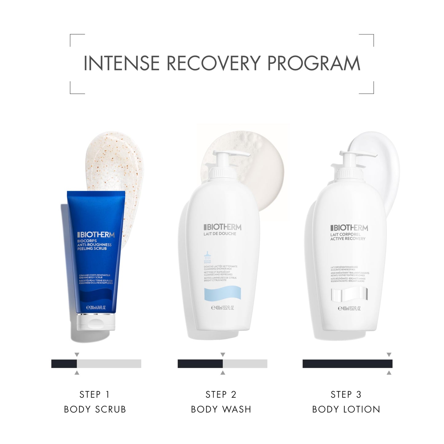 Biotherm Lait Corporel Active Recovery Body Milk, Enriched With Skin Nutrients for Damaged, Tight, Irritated, Itchy Skin; with R