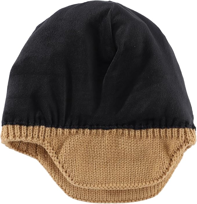 Home Prefer Mens Winter Hat Knit Earflap Hat Stocking Caps with Ears Beanie Hat
